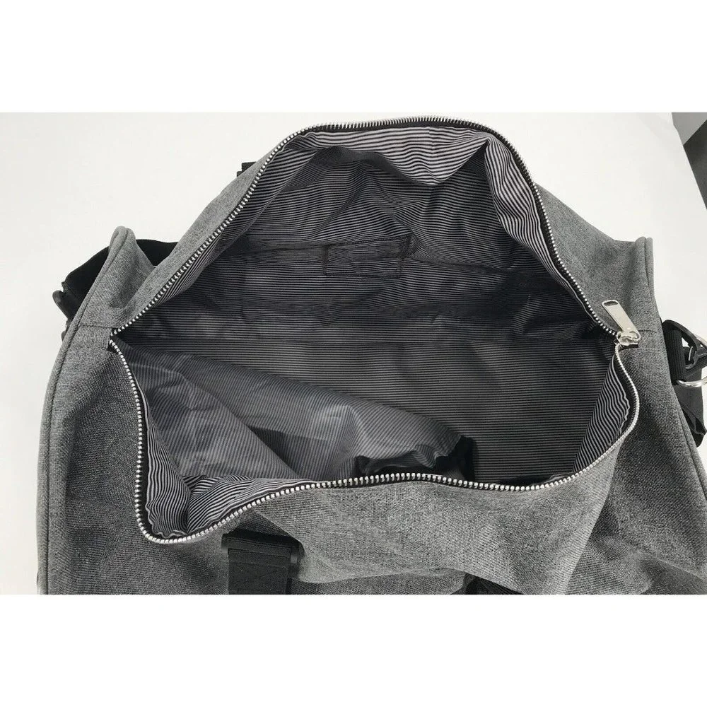 Michelob Ultra Duffle Duffel Bag Gray‎ Black Travel Gym Day Weekend